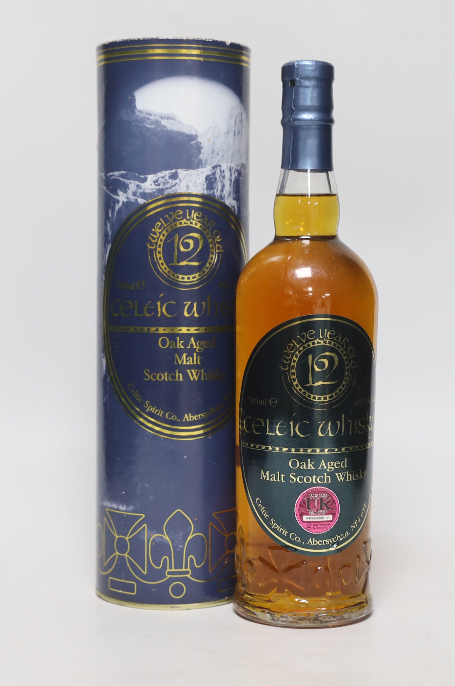 Two bottles of whisky and six bottles of champagne